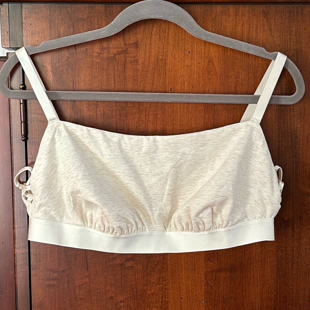 NWT Aerie Lace Up Sides Square Neck Bra